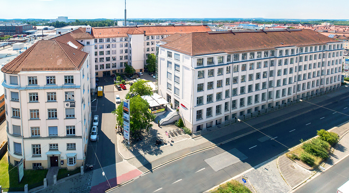 Das Interimsquartier der Technischen Universität Nürnberg an der Ulmenstraße